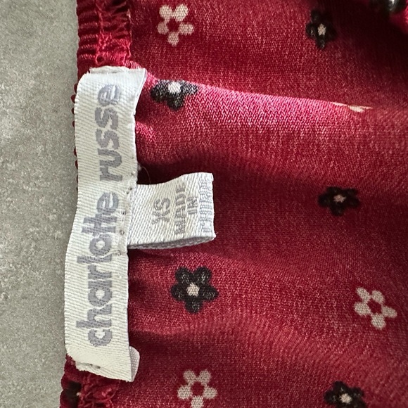 Charlotte Russe Off The Shoulder Romper Sz Xs - Picture 5 of 6